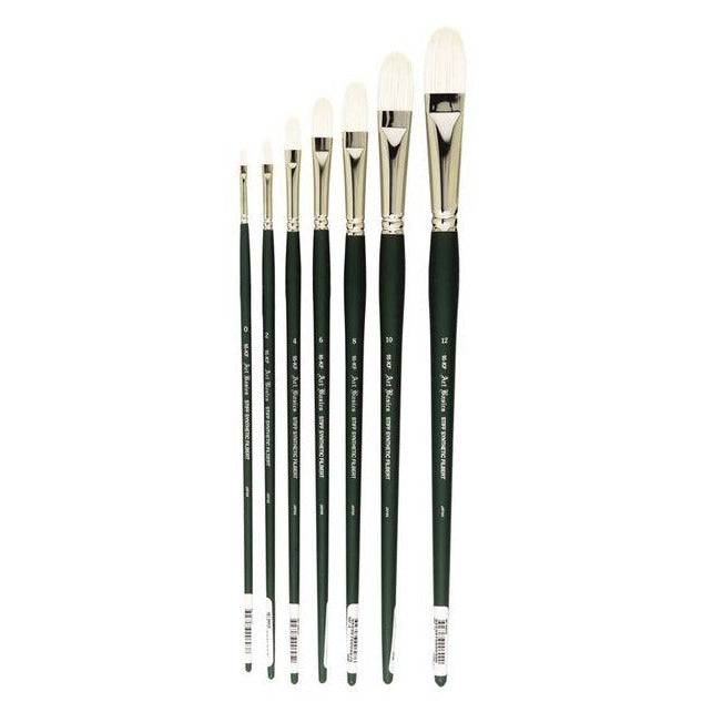 Art Basics 95-KF Filbert Stiff Synthetic Brushes