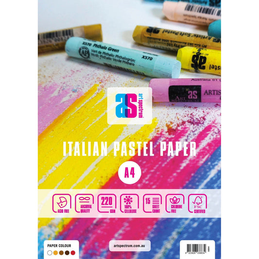 Art Spectrum Italian Pastel Paper Pad 220gsm - Australian Colours