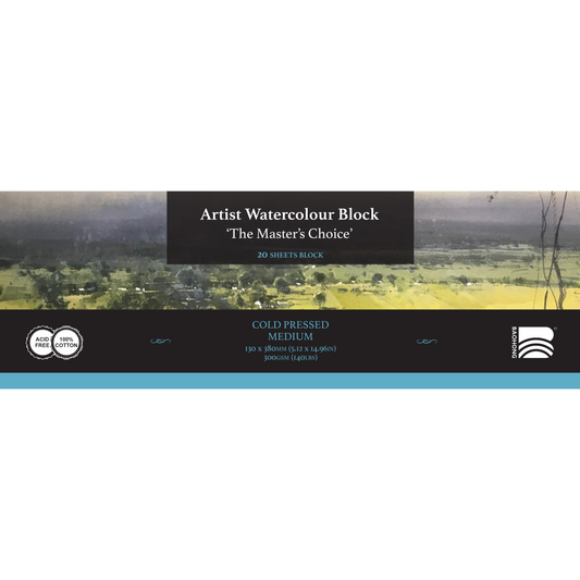 Baohong Watercolour Blocks - 130 x 380mm - Smooth / Medium / Rough