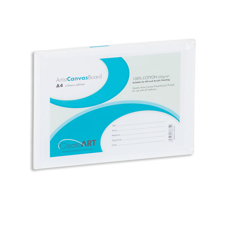 CreateART Artist Canvas Boards Primed - Twin Packs