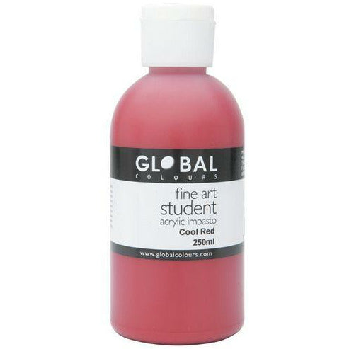 Global Fine Art Student Acrylic 1 litre - 28 Brilliant Colours