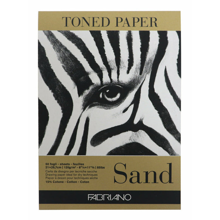 Fabriano Toned Paper Pad - 120gsm - Sand