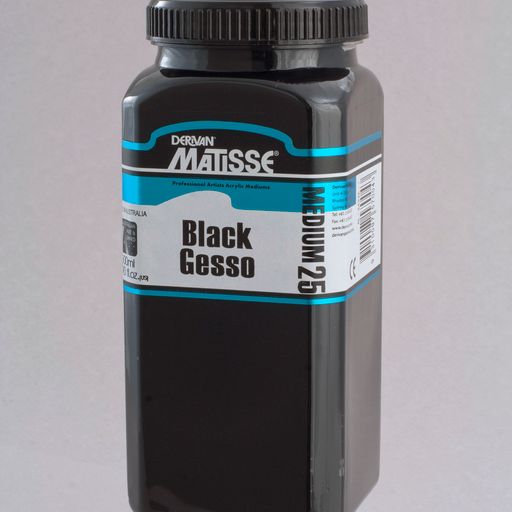 Matisse Gesso Primer Black M25 - 500ml