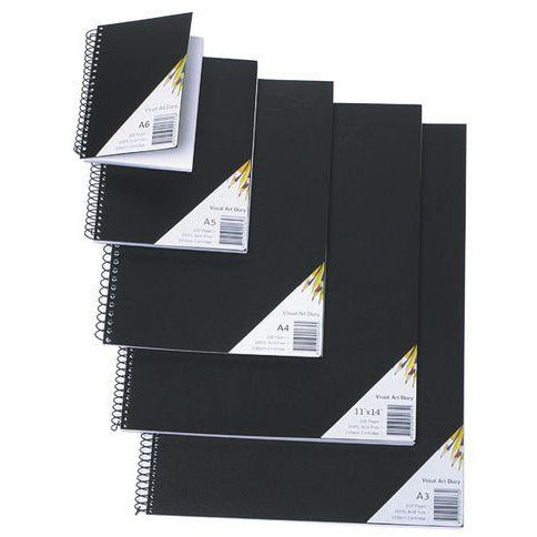 Quill Visual Diary 110gsm - Assorted Sizes