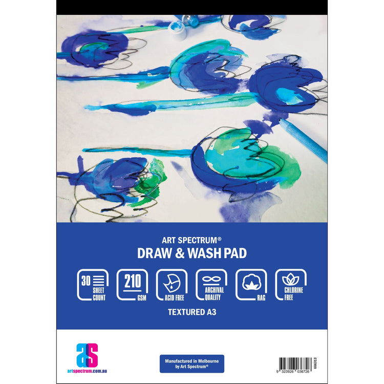Art Spectrum Draw & Wash Pad 210gsm - Textured