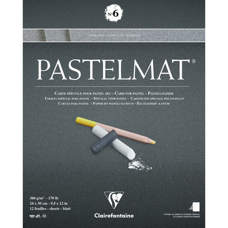Clairefontaine Pastelmat Paper Pad 12 sheets