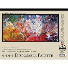 Aquabee Disposable Palettes - Assorted Sizes