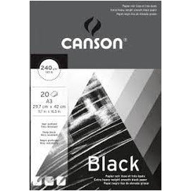 Canson Black Pad A3 240gsm