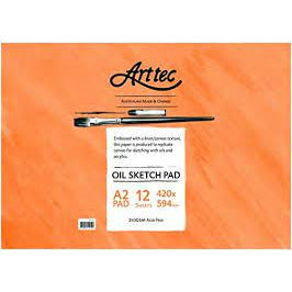 Arttec Oil Sketch Pad A2 240gsm
