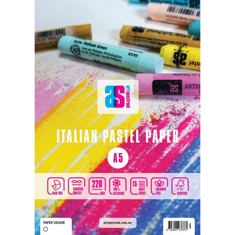 Art Spectrum Italian Pastel Paper Pad 220gsm - White