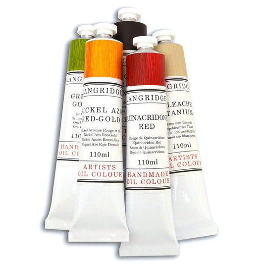 Langridge Oil Paints 110ml - Individual Tube Titanium White